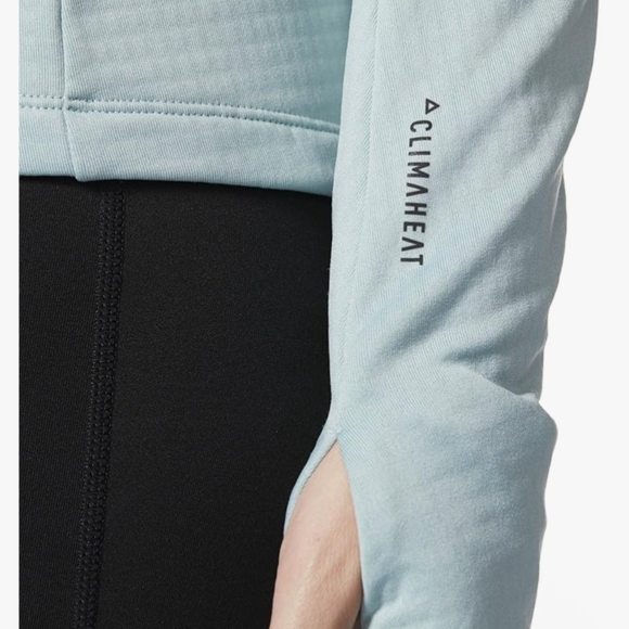 adidas Women's Pastel Blue Sweatshirt - Picture 9 of 13